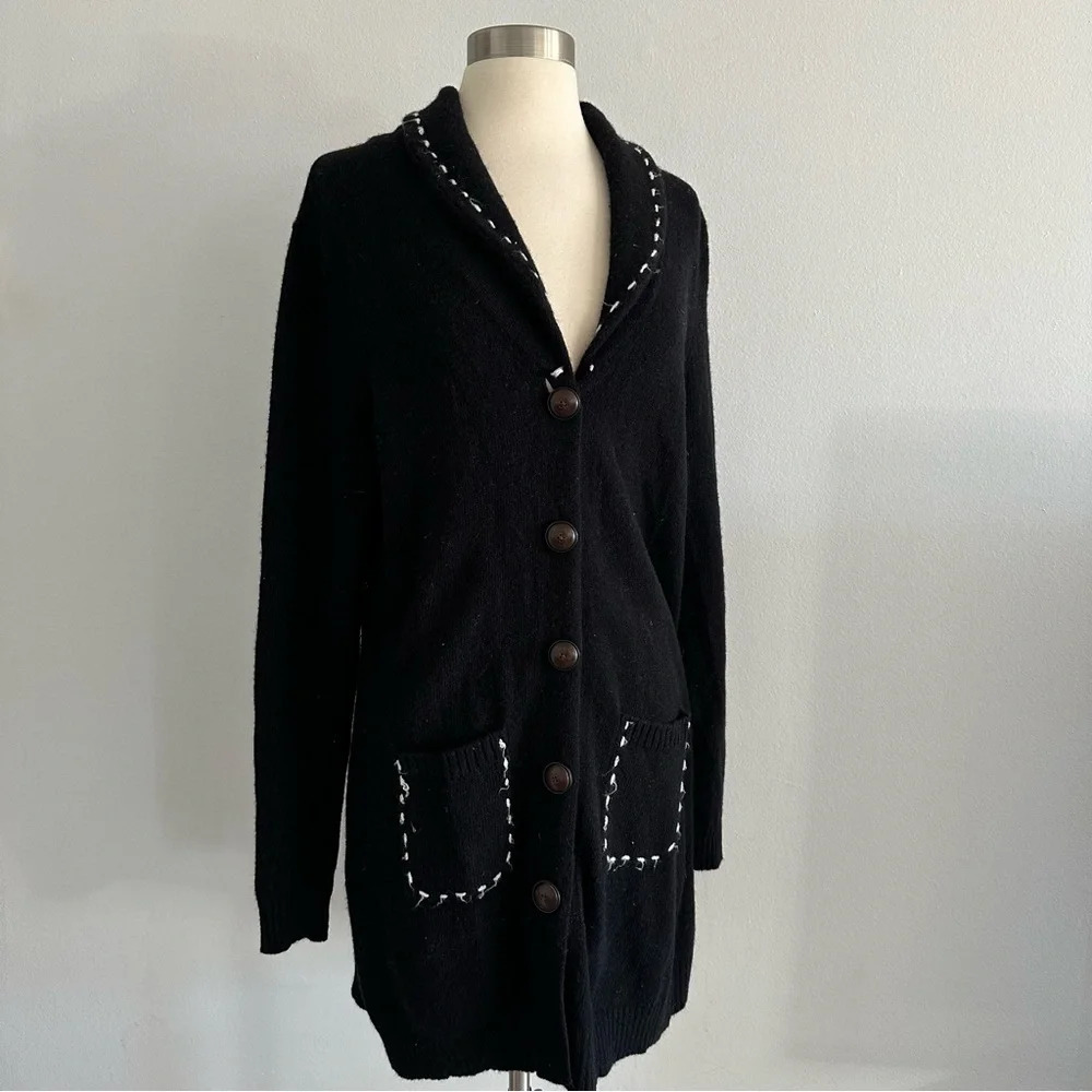 Anthropologie Nick And Mo 100% Lambswool Cardigan Sweater L